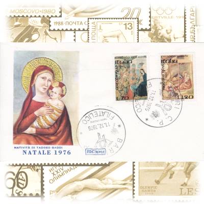 Ersttagsbrief zu Weihnachten Italien 1976 #12574 (800x468)
