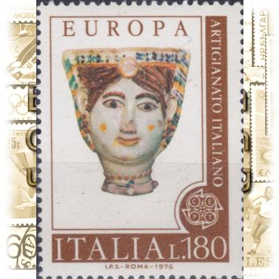 Europamarken CEPT von Italien 1976 zum Thema Kunsthandwerk #13138 (600x809)
