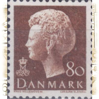 Freimarken von Dänemark 1976, Königin ... #13148 (600x699)