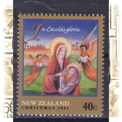 Briefmarken Neuseeland zu Weihnachten 2001 #13416 (600x762)