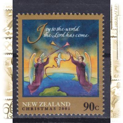 Briefmarken Neuseeland zu Weihnachten 2001 #13418 (600x754)