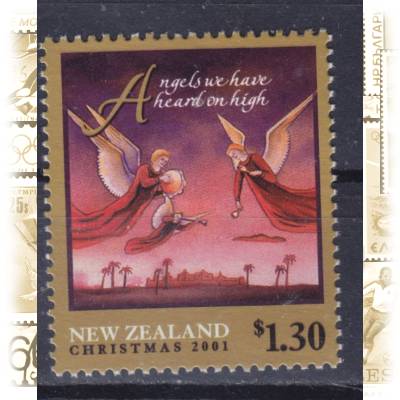 Briefmarken Neuseeland zu Weihnachten 2001 #13419 (600x736)