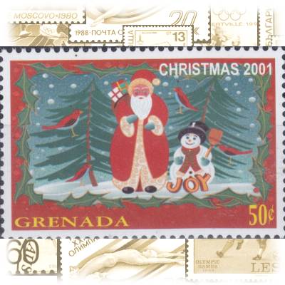 Postfrische Briefmarken von Grenada zu Weihnachten ... #13431 (800x539)