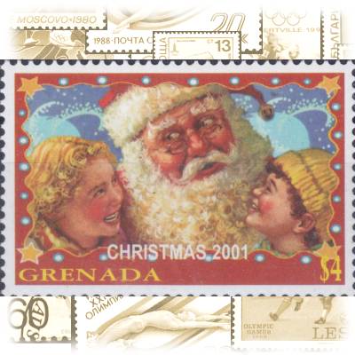 Postfrische Briefmarken von Grenada zu Weihnachten ... #13433 (800x533)