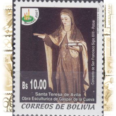 Postfrische Briefmarken Bolivien zu Weihnachten ... #13441 (600x764)