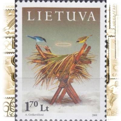 Postfrische Briefmarken von Litauen LIETUVA Weihnachten #13447 (600x793)