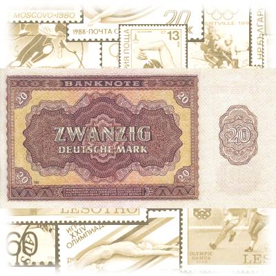 DDR 20 Deutsche Mark (2) #13832 (800x406)