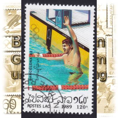 Laos Olympiade Sommerspiele 1992 120K #1679 (600x936)