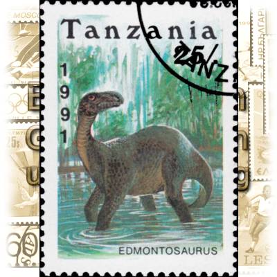 Briefmarke Dinosaurier (1) #1851 (600x835)