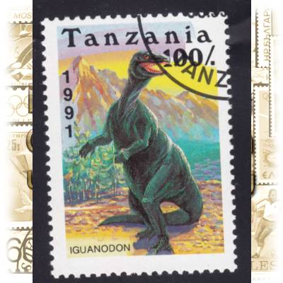Briefmarke Dinosaurier (4) #1854 (600x776)