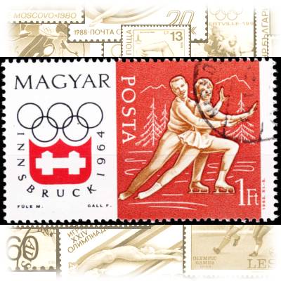 Ungarn Briefmarkensatz 1963 Olympiade #2096 (700x419)