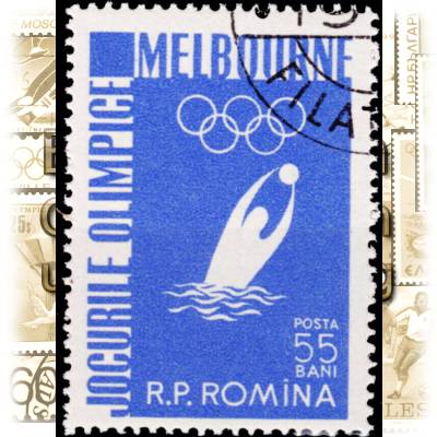 Rumänien Briefmarke 1956 Olympiade #2136 (600x804)