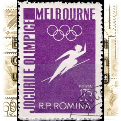 Rumänien Briefmarke 1956 Olympiade #2139 (600x830)
