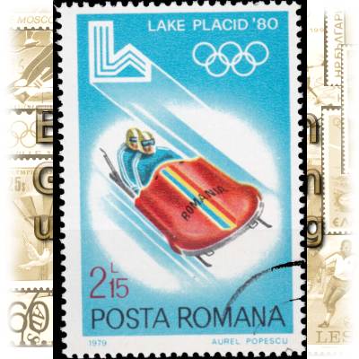 Rumänien Winterspiele von 1980 in Lake Placid #2151 (600x848)