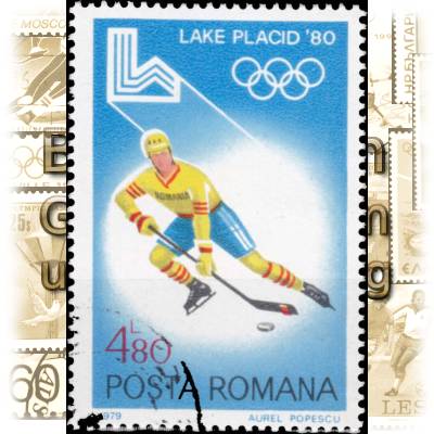 Rumänien Winterspiele von 1980 in Lake Placid #2154 (600x863)