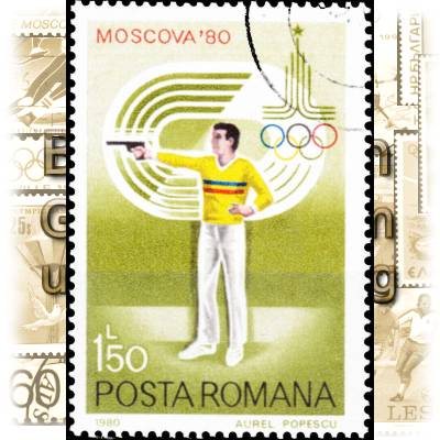 Rumänien Briefmarken olympische Spiele 1980 #2157 (600x856)