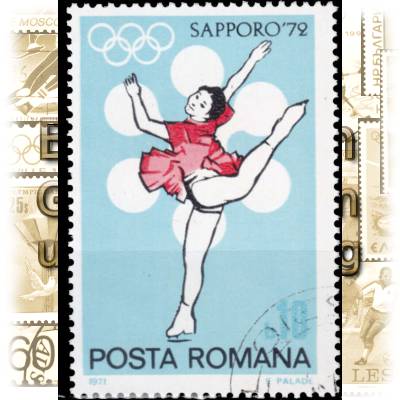 Rumänien Briefmarke Olympiade 1972 #2172 (599x841)