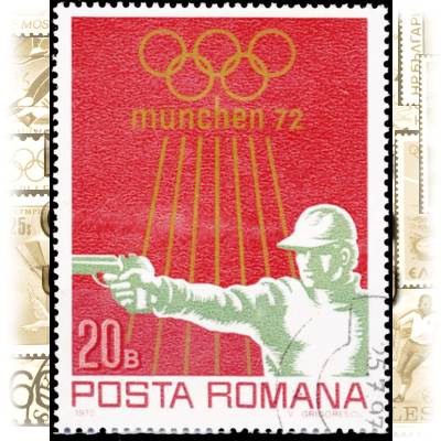 Rumänien Briefmarke Olympia 1972 #2179 (600x771)