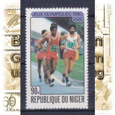 Briefmarken Niger Olympiade 1980 #2363 (500x771)