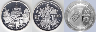 Silber Euromünzen von Frankreich