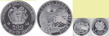 Silbermünzen von Armenien