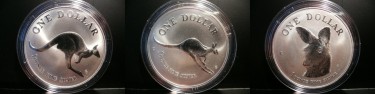 Australien Silber-Münzen Kangaroo / Känguru