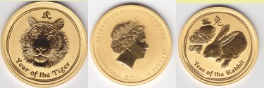 Australien Lunar Gold/Goldmünzen