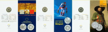Österreich 5 Euro - Gedenkmünzen im Folder
