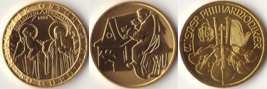 Goldmünzen aus der Republik Österreich