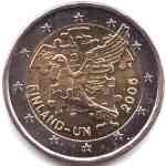 2-Euro Gedenkmünze Finnland 2005 Vereinten Nationen