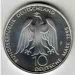 10-DM Silber 1999 Weimar und Goethe