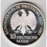 10-DM Silber Gedenkmünze Stralsund Nominalwert-Seite