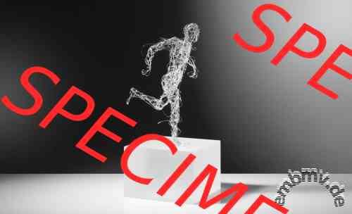 Silber-Skulptur Sprinter von Stefanie Welk