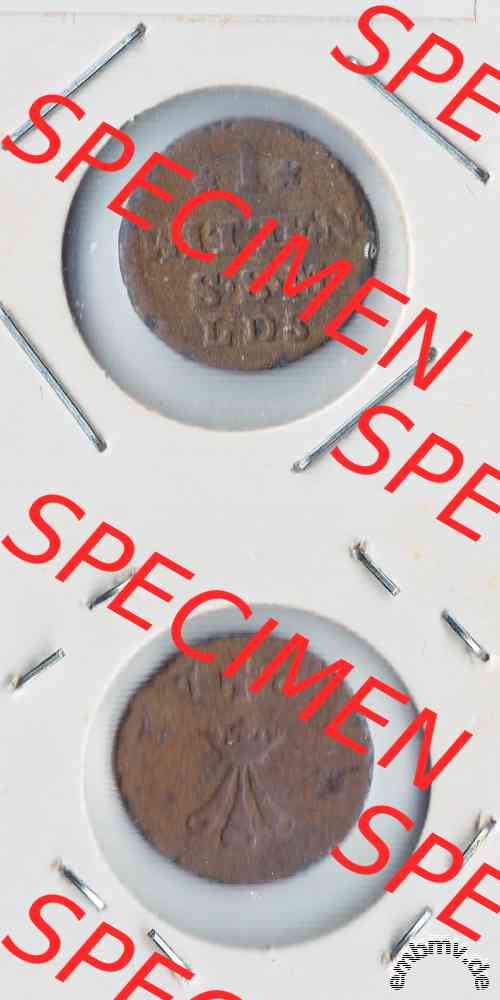 Münze 1 Witten Hansestadt Stralsund 1764 Deutschland