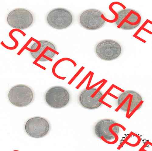 Deutsches Reich Silbermünzen 2 Mark Hindenburg