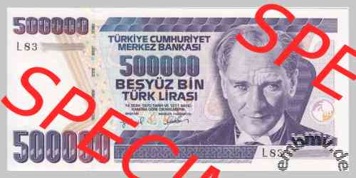 Wert Der Banknoten Der Turkei Geldscheine 1970 Serie 7