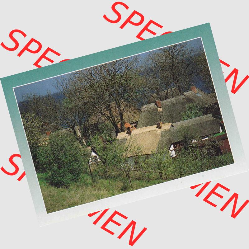 BRD Ansichtskarten der Insel Rügen BRD, Dächer von Vitt, Insel Rügen. Ansichtskarten der BRD, Mecklenburg-Vorpommern katalogisieren. Sammlung aus Bundesland... Sammlung