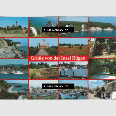 BRD Ansichtskarten der Insel Rügen BRD, Grüße von der Insel Rügen. Ansichtskarten der BRD, Mecklenburg-Vorpommern katalogisieren. Sammlung aus Bundesland... Sammlung