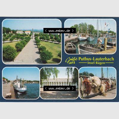 BRD Ansichtskarten der Insel Rügen BRD, Putbus-Lauterbach Insel Rügen. Ansichtskarten der BRD, Mecklenburg-Vorpommern katalogisieren. Sammlung aus Bundesland Mecklenburg-Vorpommern... Sammlung