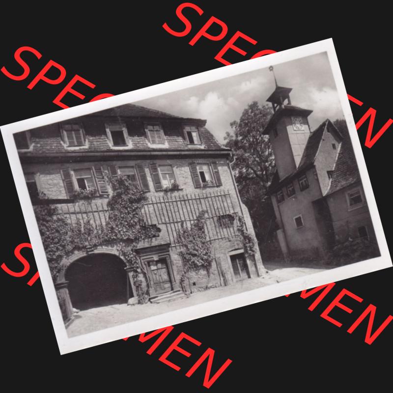 Alte Fotos BRD Baden-Württemberg, Kreis Stuttgart, Kurort Ingelfingen, Altes Schloss. Altes Foto vom Verlag Graph. Kunst- und Verlagsanstalt A. Weber & Co,... Sammlung