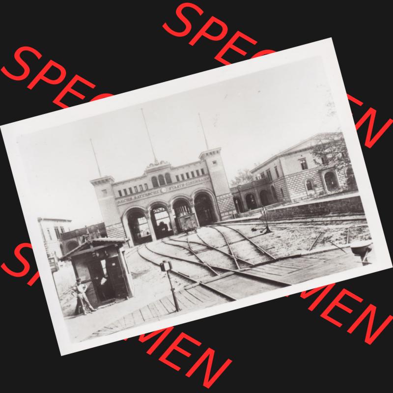 Alte BRD Ansichtskarten aus Sachsen, Bayrischer Bahnhof Leipzig, Aufnahme vom Jahr 1890. Sammlung aus Bundesland Sachsen in Deutschland der BRD, Bundesrepublik Deutschland,... Sammlung
