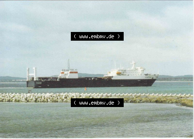 Ansichtskarte DDR Bezirk Rostock, Allgemein DDR, Sassnitz Fährschiff Klaipeda, Reichenbach, 300951 (Stück 89), 1989 Sammlung