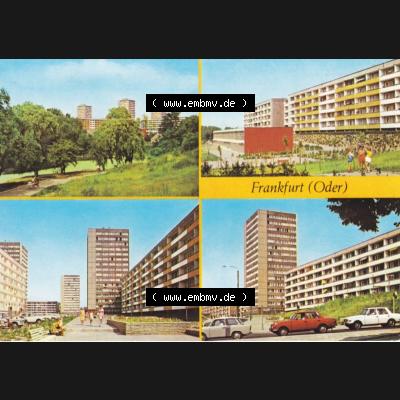 Ansichtskarte DDR Bezirk Frankfurt, Stadtkreis Frankfurt (Oder), Stadt Frankfurt (Oder): Lienau-Teich im Botanischen Garten (1) Sammlung
