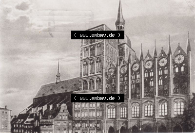Ansichtskarte DDR Bezirk Rostock, Stadtkreis Stralsund, Hansestadt Stralsund: Bild und Heimat - Reichenbach VOGTL (6) Sammlung