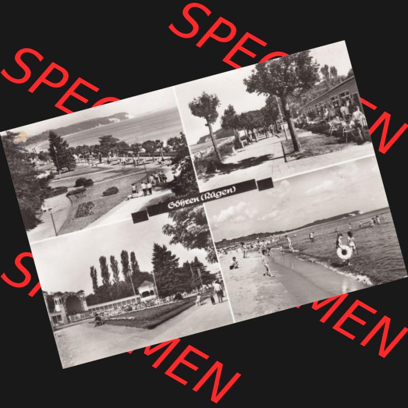 Ansichtskarte DDR Bezirk Rostock, Kreis Rügen, Ostseebad Göhren: Ortsansichten und Strand. Ansichtskarte bzw. Postkarte aus DDR-Zeiten der Deutschen Demokratischen... Sammlung