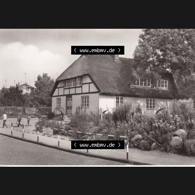 Ansichtskarte DDR Bezirk Rostock, Kreis Rügen, Ostseebad Göhren: Mönchguter Heimatmuseum. Ansichtskarte bzw. Postkarte aus DDR-Zeiten der Deutschen Demokratischen... Sammlung