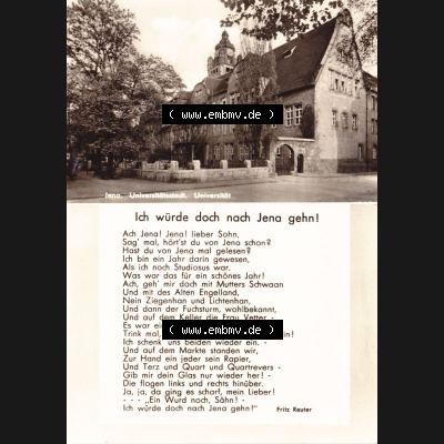 Ansichtskarte DDR Bezirk Gera, Stadtkreis Jena, Stadt Jena: Universitätsstadt, Universität (1) Sammlung