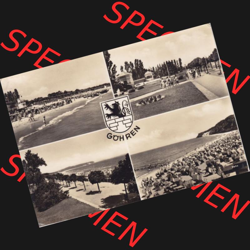 Ansichtskarte DDR Bezirk Rostock, Kreis Rügen, Ostseebad Göhren: Ansichten aus Göhren. Ansichtskarte bzw. Postkarte aus DDR-Zeiten der Deutschen Demokratischen... Sammlung