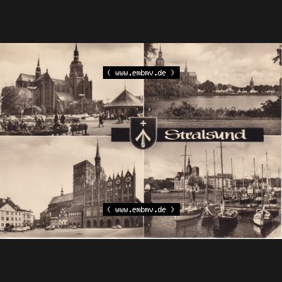 Ansichtskarte DDR Bezirk Rostock, Stadtkreis Stralsund, Hansestadt Stralsund: 1971, Stralsund, Gebraucht, Heldge-Verlag KG, Köthen-Anhalt (1) Sammlung