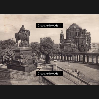 Ansichtskarte DDR Bezirk Berlin, Stadt Berlin: 1968, Dom, Hauptstadt der Deutschen Demokratischen Republik (1) Sammlung